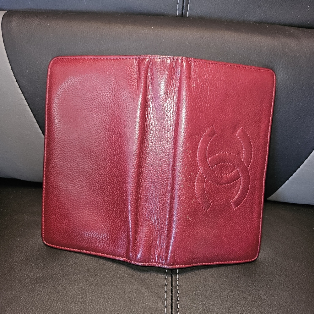 Authentic CHANEL Burgundy Wallet